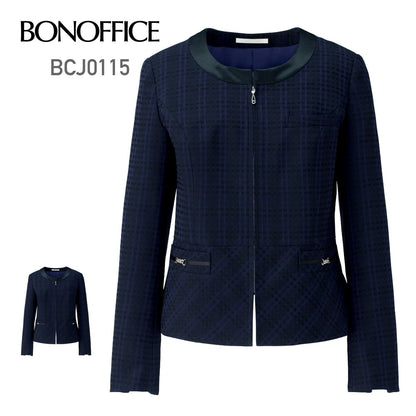 ジャケット［Nuance Dobby］ | 事務服 | 1枚 | BCJ0115 | ネイビー