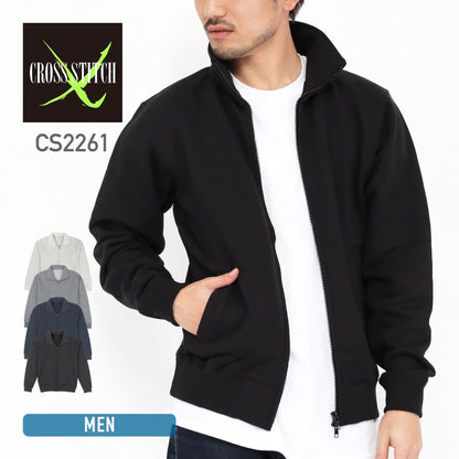 レギュラーフルジップトラックトップ | メンズ | 1枚 | CS2261 | スーパーブラック