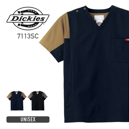 スクラブ（Dickies） | メディカルウェア | 1枚 | 7113SC | ダークネイビー×ベージュ