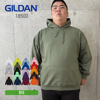 8.0オンス ヘビーブレンド プルオーバーパーカー | ビッグサイズ | 1枚 | 18500 | ミリタリーグリーン