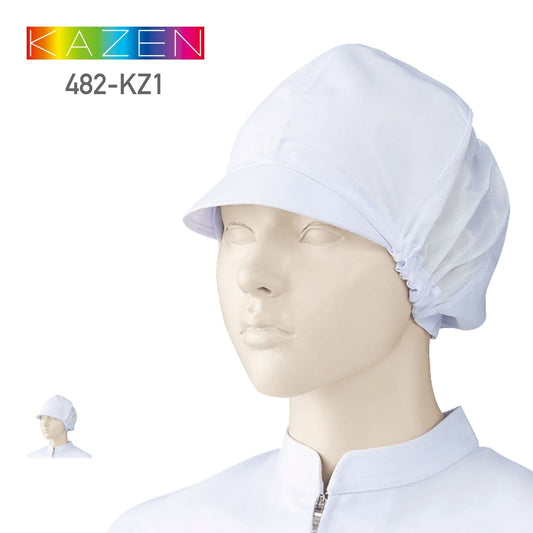 女子帽子（6枚ハギ・メッシュ付）（2枚入） | ユニフォーム | 1枚 | 482-KZ1 | ホワイト