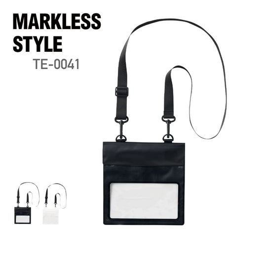 モバイルウォータープルーフサコッシュ | ノベルティ(小物) | 1枚 | TE-0041 | ブラック