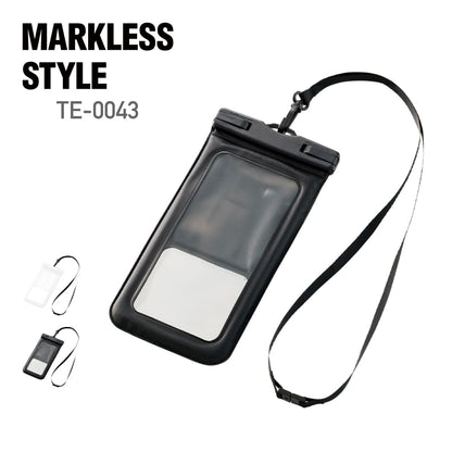 水に浮くモバイルウォータープルーフポーチ | ノベルティ(小物) | 1枚 | TE-0043 | ブラック