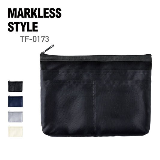 らくらく仕分けポーチ（M） | ノベルティ(小物) | 1枚 | TF-0173 | ブラック