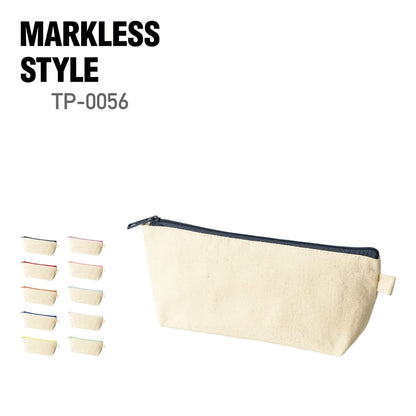 カラーファスナーキャンバスロングポーチ | ノベルティ(小物) | 1枚 | TP-0056 | チャコールブラック