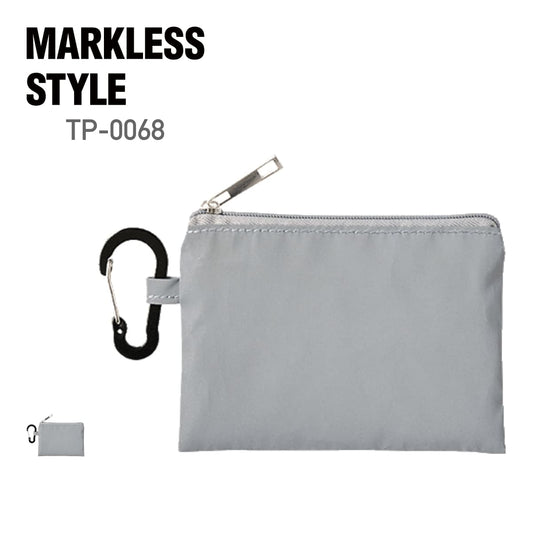 リフレクターポーチ（S） | ノベルティ(小物) | 1枚 | TP-0068 | グレー