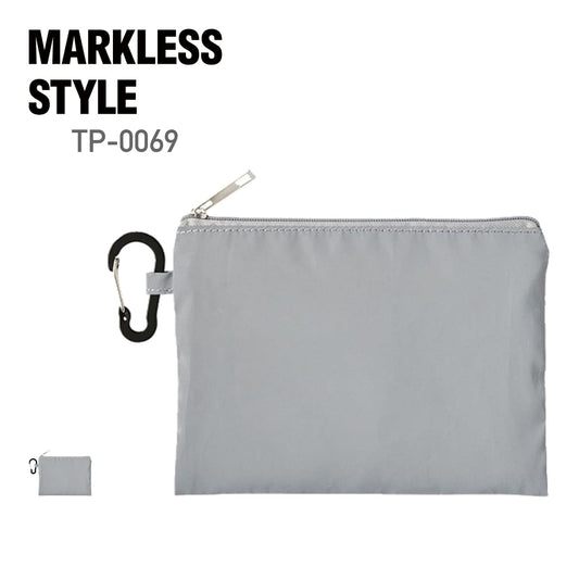 リフレクターポーチ（M） | ノベルティ(小物) | 1枚 | TP-0069 | グレー
