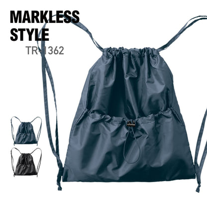 ギャザーポケットポリサック | ノベルティ(小物) | 1枚 | TR-1362 | ネイビーブルー