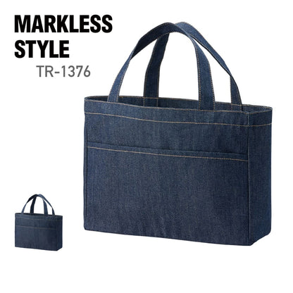 デニムフロントポケットトート | ノベルティ(小物) | 1枚 | TR-1376 | インディゴ