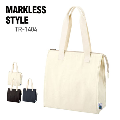 フェアトレードコットンスクエア保冷トート（M） | ノベルティ(小物) | 1枚 | TR-1404 | ナチュラル
