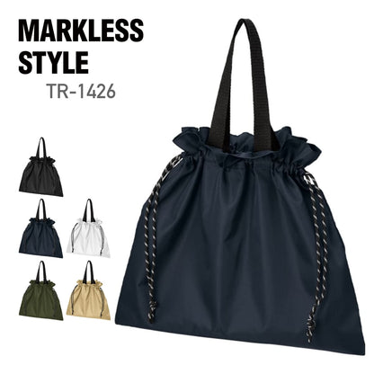 リップストップ巾着バッグ | ノベルティ(小物) | 1枚 | TR-1426 | ネイビー