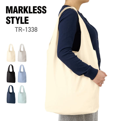 厚手コットンショルダーハンドトート（L） | ノベルティ(小物) | 1枚 | TR-1338 | ナチュラル