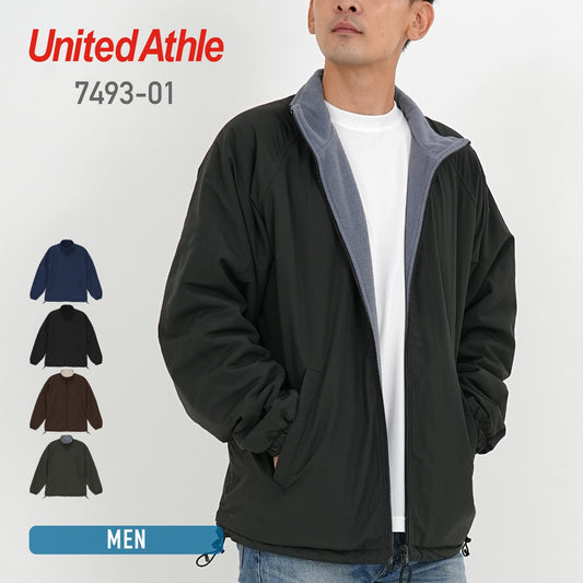 シェル フリース リバーシブル スタンド ジャケット | メンズ | 1枚 | 7493-01 | ダークオリーブ/グレー