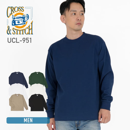USAコットン ロングスリーブTシャツ | メンズ | 1枚 | UCL-951 | ネイビー