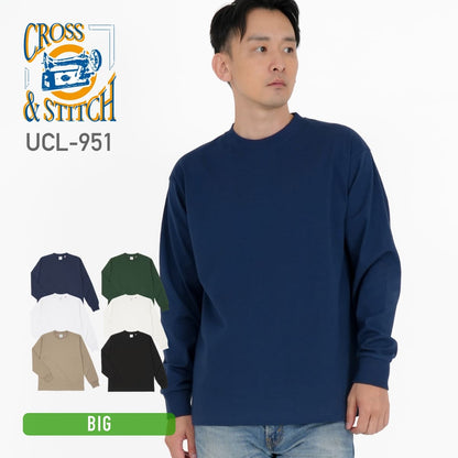USAコットン ロングスリーブTシャツ | ビッグサイズ | 1枚 | UCL-951 | ネイビー