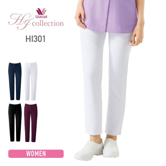 スリムストレートパンツ（Wacoal HI collection） | メディカルウェア | 1枚 | HI301 | ホワイト