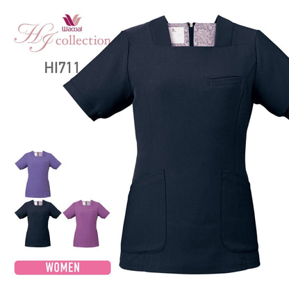 レディススクラブ（Wacoal HI collection） | メディカルウェア | 1枚 | HI711 | ダークネイビー