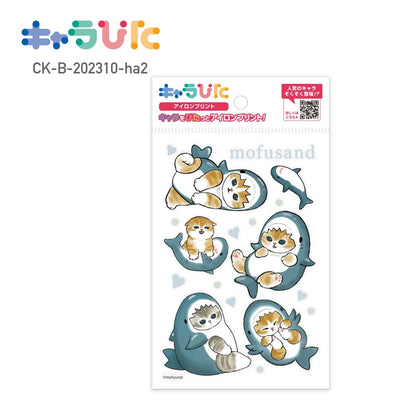 mofusandアイロンプリントシート はがき2 | ノベルティ(小物) | 1枚 | CK-B-202310-ha2 | F