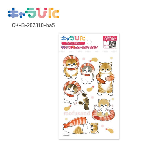 mofusandアイロンプリントシート はがき5 | ノベルティ(小物) | 1枚 | CK-B-202310-ha5 | F