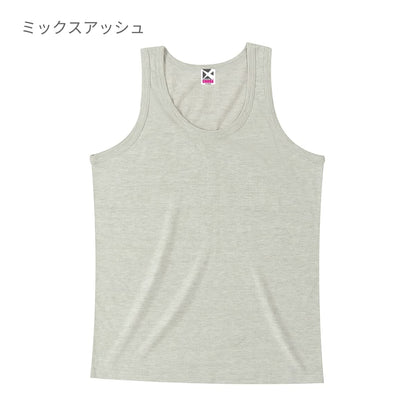 トライブレンドタンクトップ | メンズ | 1枚 | CR1104 | ミックスアッシュ