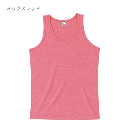 トライブレンドタンクトップ | メンズ | 1枚 | CR1104 | ミックスアッシュ