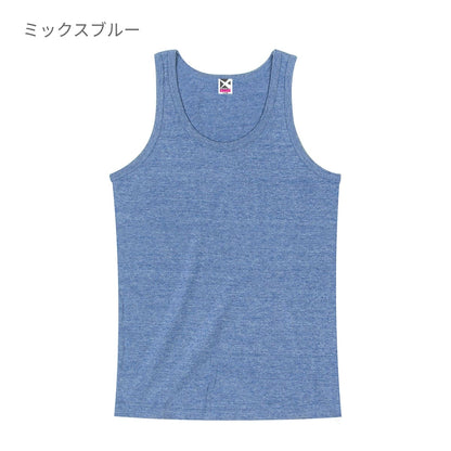 トライブレンドタンクトップ | メンズ | 1枚 | CR1104 | ミックスブルー