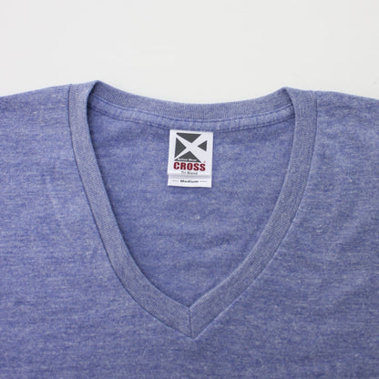 トライブレンドVネックTシャツ | メンズ | 1枚 | CR1106 | ミックスブルー