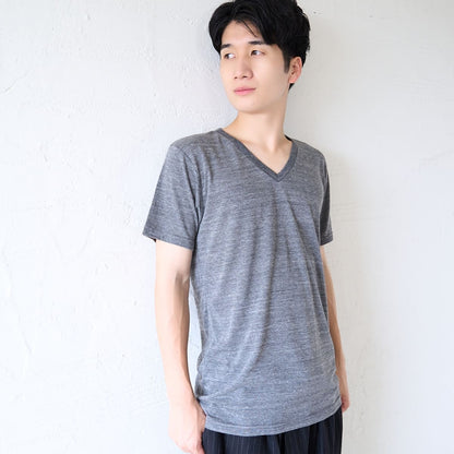 トライブレンドVネックTシャツ | メンズ | 1枚 | CR1106 | ミックスブルー
