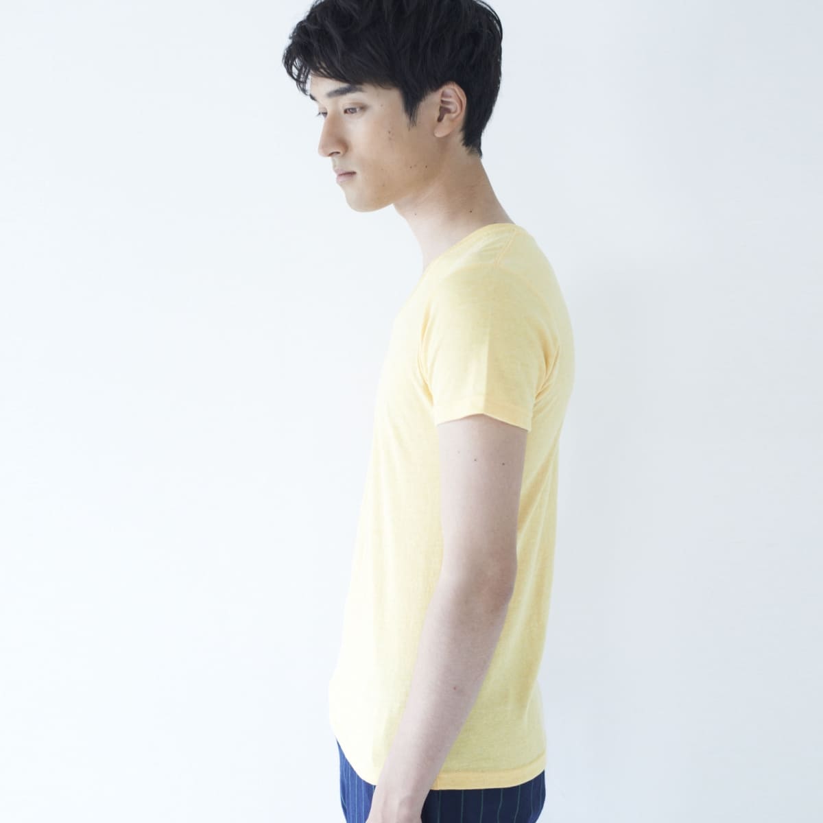 トライブレンドVネックTシャツ | メンズ | 1枚 | CR1106 | ミックスアッシュ