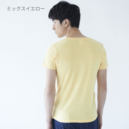 トライブレンドVネックTシャツ | メンズ | 1枚 | CR1106 | ミックスアッシュ