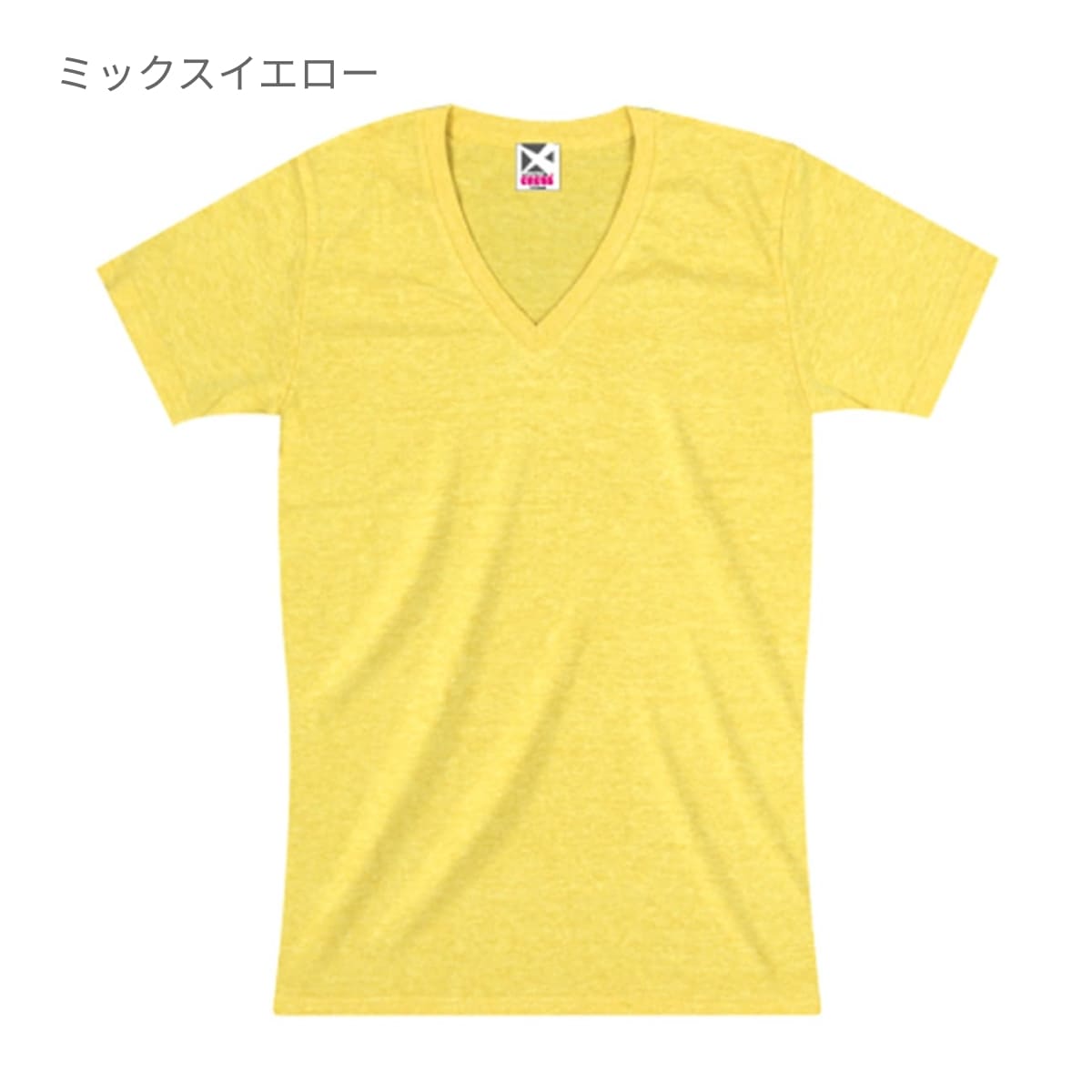 トライブレンドVネックTシャツ | メンズ | 1枚 | CR1106 | ミックスオレンジ