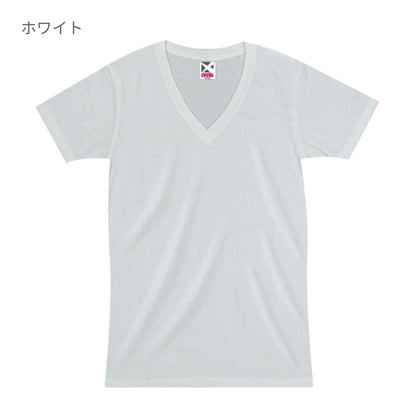 トライブレンドVネックTシャツ | メンズ | 1枚 | CR1106 | ミックスオレンジ