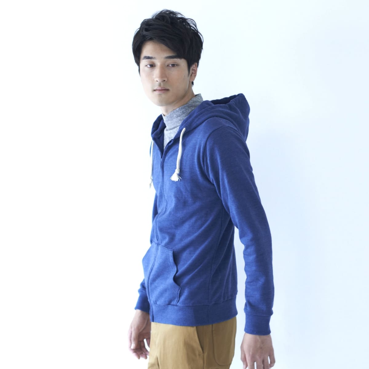 トライブレンドジップパーカー | メンズ | 1枚 | CR1107 | ミックスオレンジ