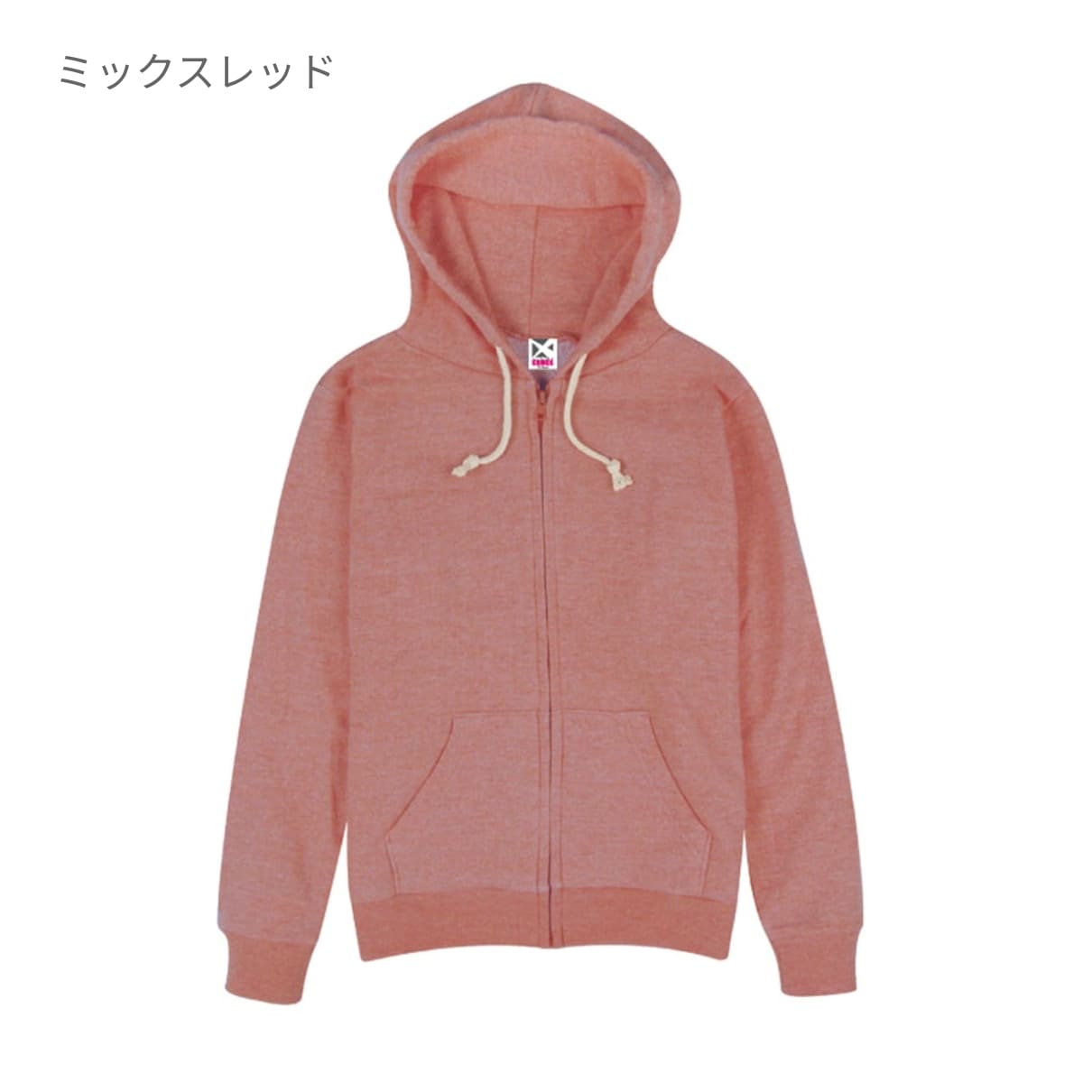 トライブレンドジップパーカー | メンズ | 1枚 | CR1107 | ミックスチャコール