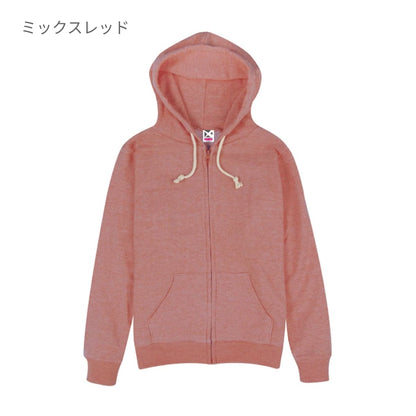 トライブレンドジップパーカー | メンズ | 1枚 | CR1107 | ミックスチャコール