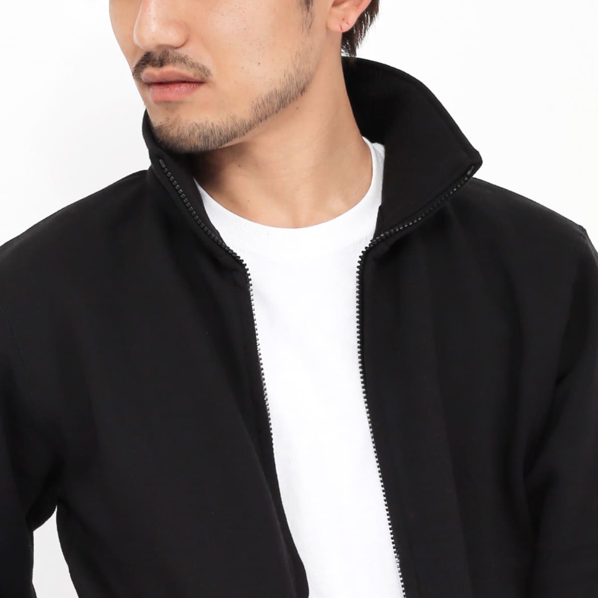 レギュラーフルジップトラックトップ | メンズ | 1枚 | CS2261 | スーパーブラック