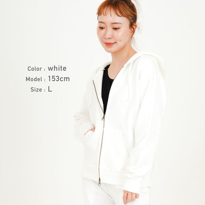 ジップパーカー | レディース | 1枚 | DM4621 | スーパーブラック