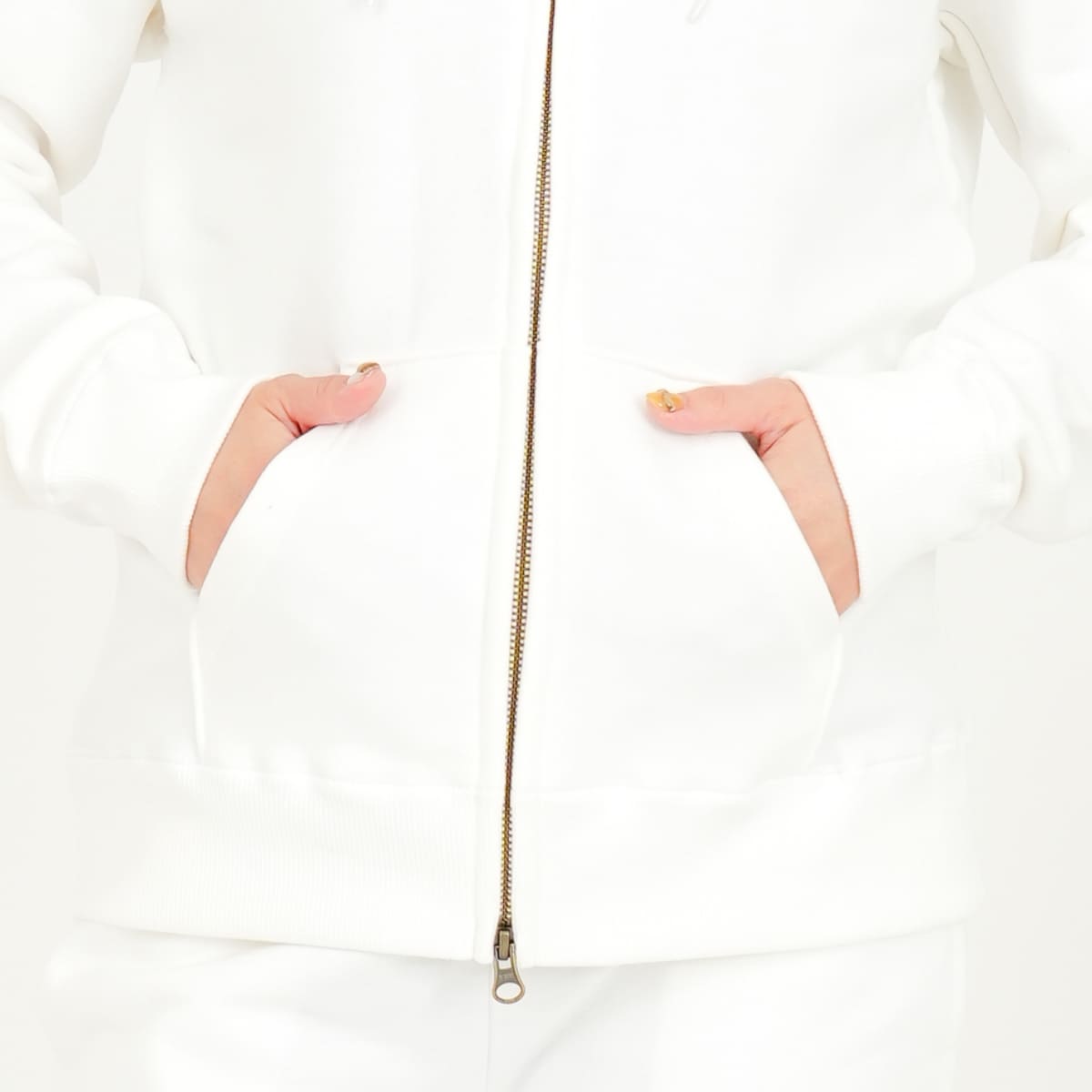 ジップパーカー | レディース | 1枚 | DM4621 | スーパーブラック