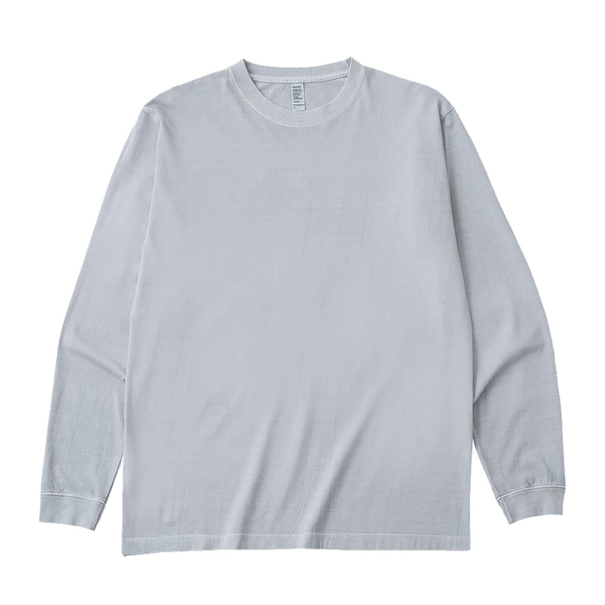 6.6オンス ロングスリーブガーメントダイTシャツ（1.6インチリブ） | ビッグサイズ | 1枚 | DF1201D | ヴィンテージネイビー