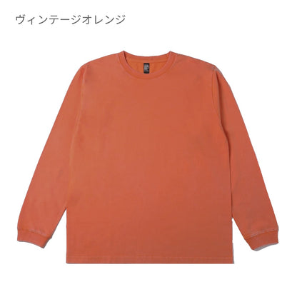 6.6オンス ロングスリーブヴィンテージTシャツ（1.6インチリブ） | メンズ | 1枚 | DF1201S | ヴィンテージハードブラック