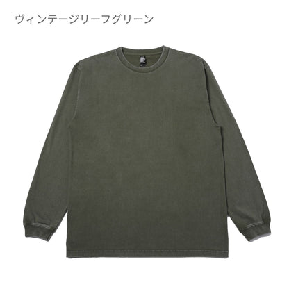 6.6オンス ロングスリーブヴィンテージTシャツ（1.6インチリブ） | メンズ | 1枚 | DF1201S | ヴィンテージオレンジ