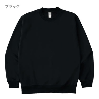 12オンス プラチナクルーネックスウェット | メンズ | 1枚 | DF1406 | ブラック