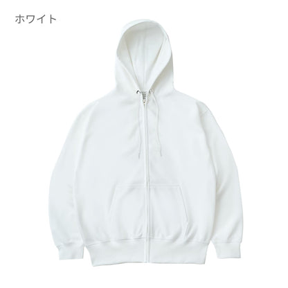 12オンス プラチナジップパーカー | メンズ | 1枚 | DF1408 | ヘザーグレー