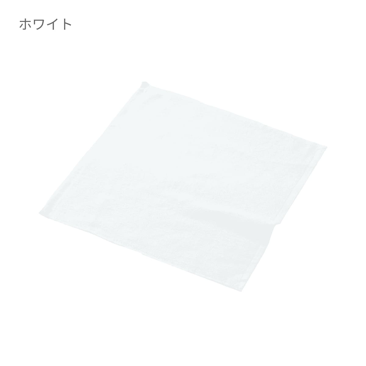 100匁 スレン染めオシボリ | ノベルティ(小物) | 1枚 | DF3502 | ホワイト