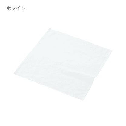100匁 スレン染めオシボリ | ノベルティ(小物) | 1枚 | DF3502 | ホワイト
