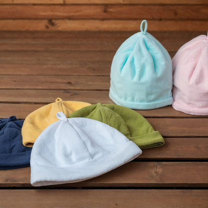 コットンサウナハット | ノベルティ(小物) | 1枚 | DF2203 | エメラルドグリーン