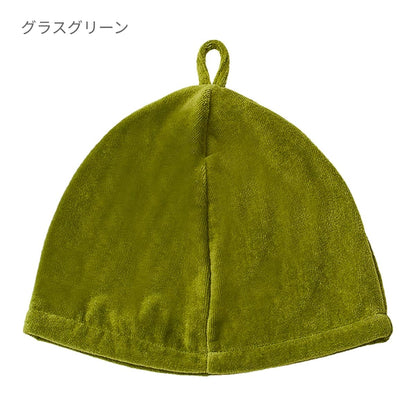 コットンサウナハット | ノベルティ(小物) | 1枚 | DF2203 | エメラルドグリーン