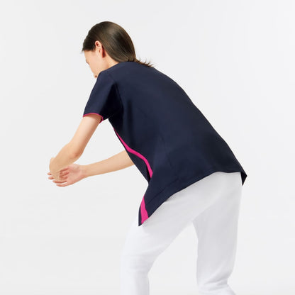 レディスジップスクラブ | 医療介護ユニフォーム | 1枚 | 7023SC | ダークネイビー×ライム