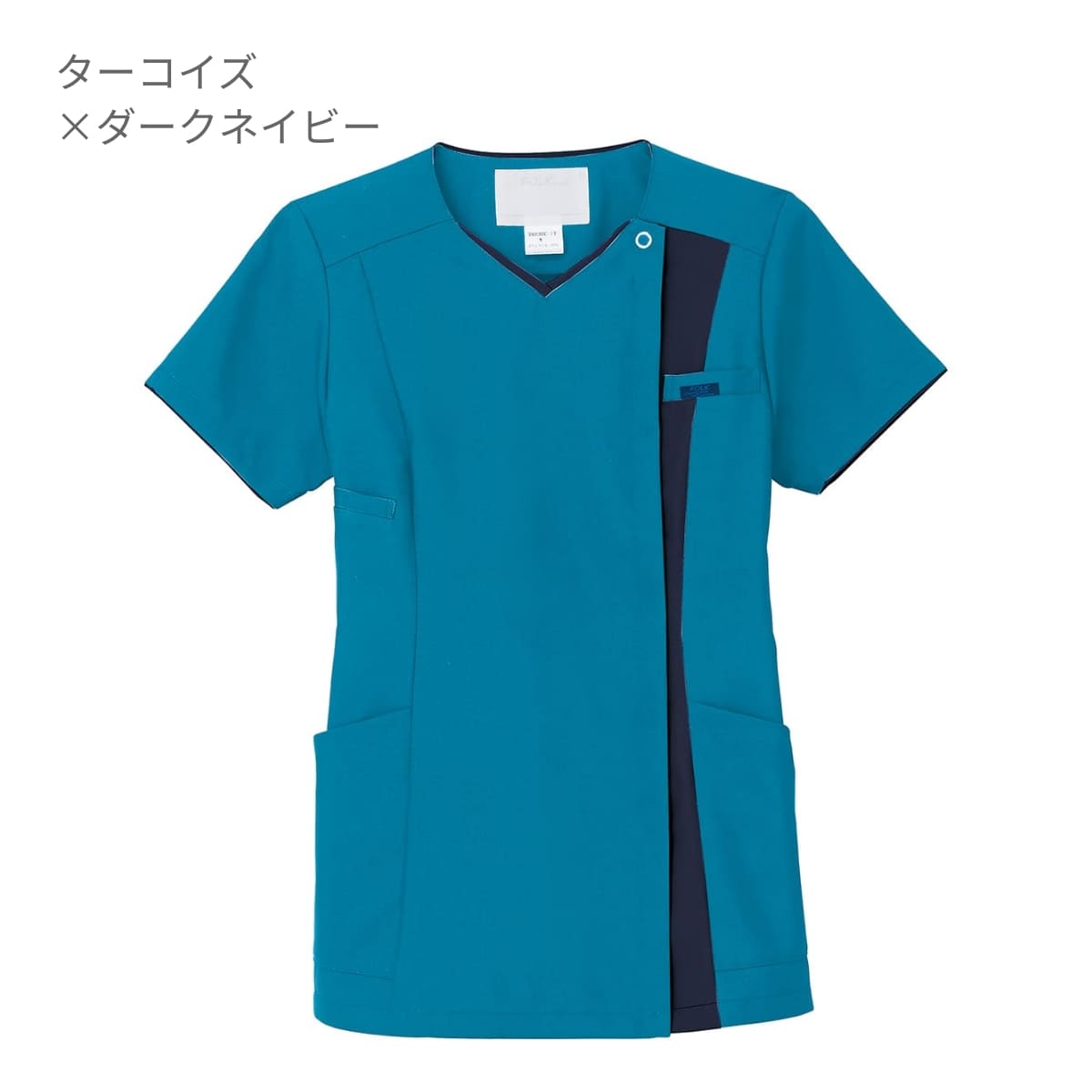 レディスジップスクラブ | 医療介護ユニフォーム | 1枚 | 7023SC | ピンク×バーガンディ