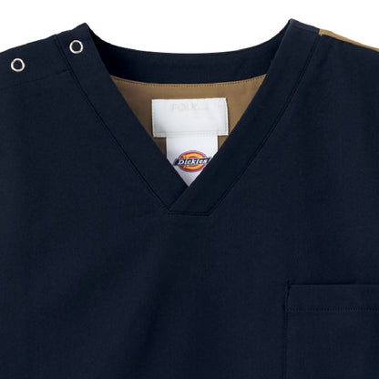 スクラブ（Dickies） | メディカルウェア | 1枚 | 7113SC | ブラック×ガンメタ